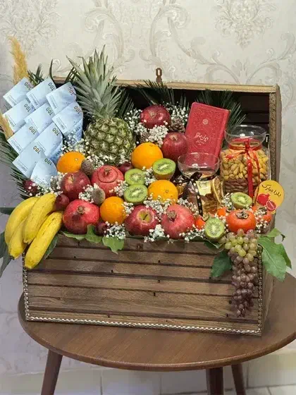 صندوقچه چوبی مناسب یلدا|صنایع دستی و سایر لوازم تزئینی|قم, شاه ابراهیم|دیوار