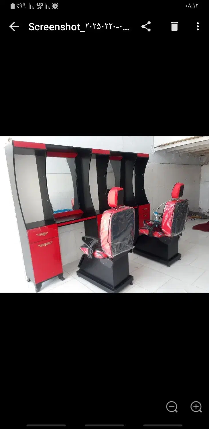 دکور آرایشگاه ام دی ف های گلاس|آرایشگاه و سالنهای زیبایی|پردیس, شهرک صنعتی کمرد|دیوار