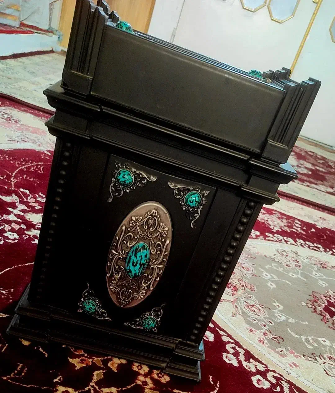 جای دستمال و سطلش درحد نو|صنایع دستی و سایر لوازم تزئینی|قزوین, |دیوار