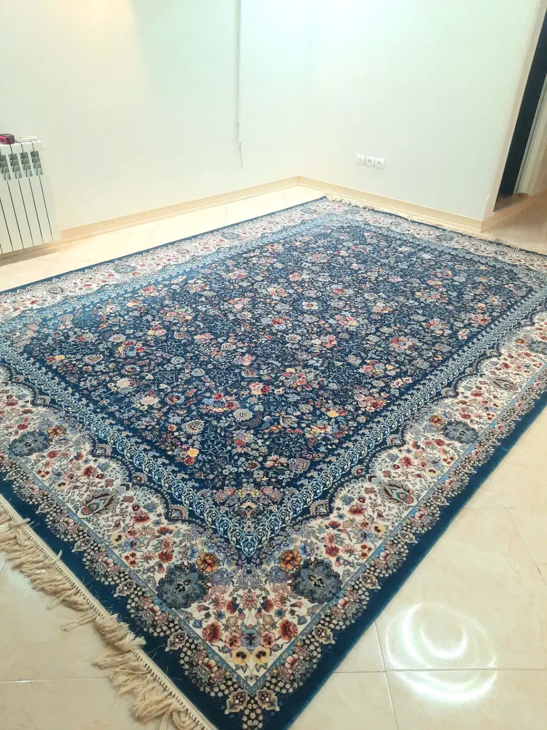 یک تخته فرش ۹ متری رز افشان|فرش|رودهن, |دیوار