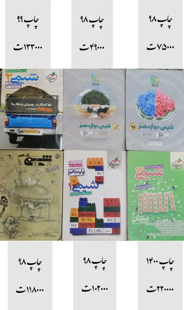 کتاب کمک درسی در حد نو|کتاب و مجله آموزشی|یزد, |دیوار