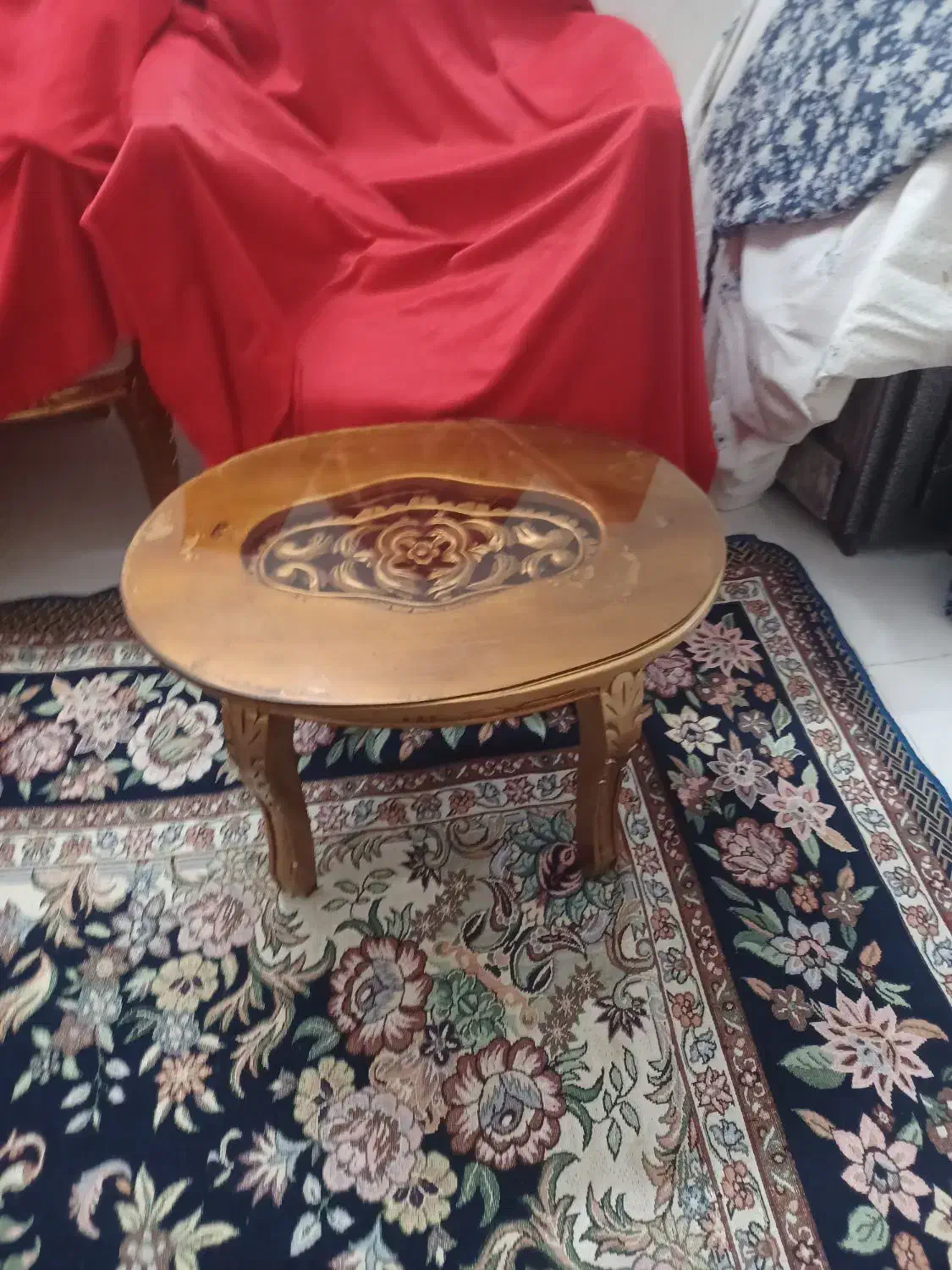 میز عسلی طلایی|مبلمان خانگی و میز عسلی|قرچک, مهدیه|دیوار