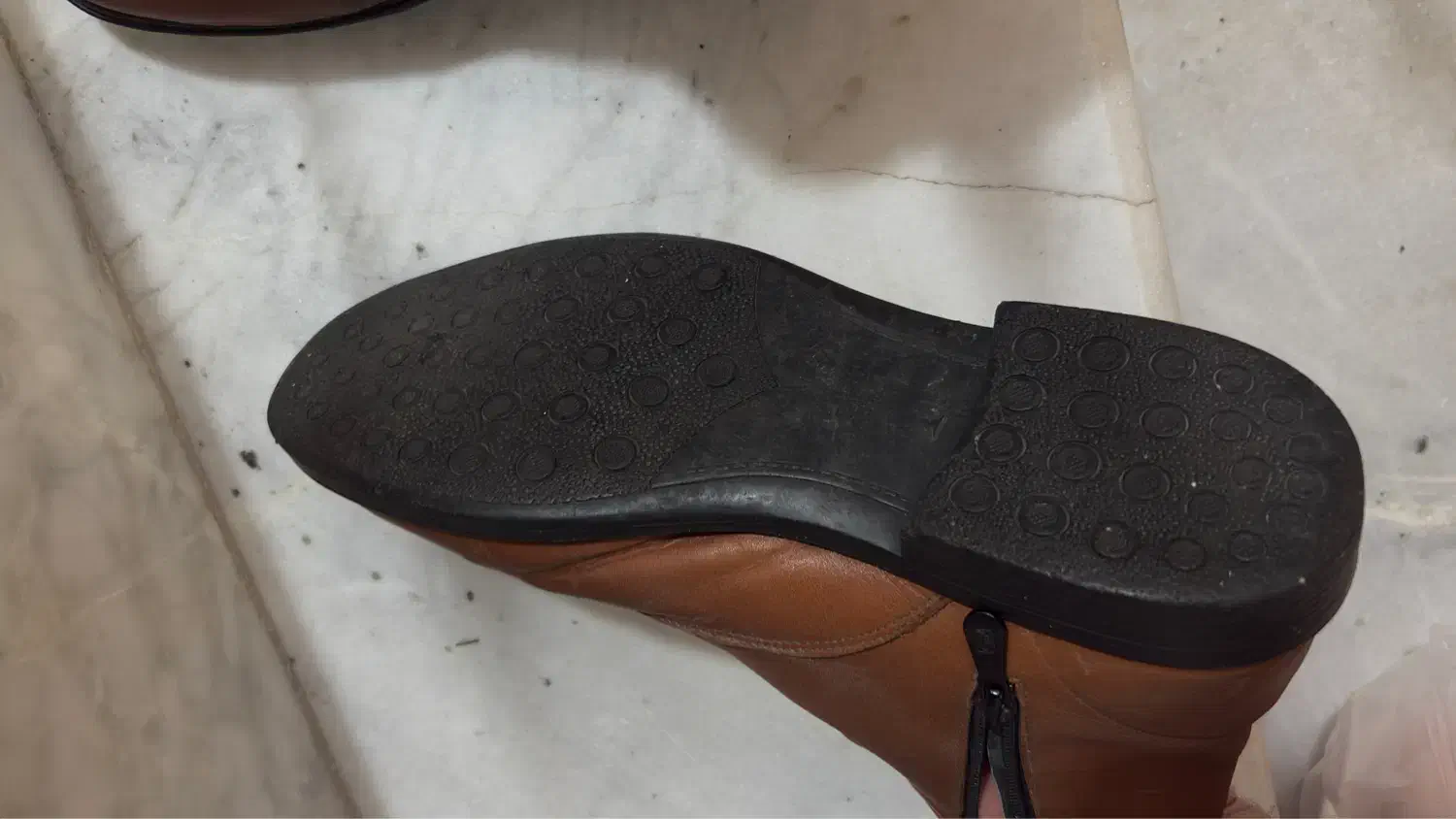 نیم بوت چرم عسلی اصل و کفش ویتنام اصل|کیف، کفش، کمربند|زنجان, |دیوار