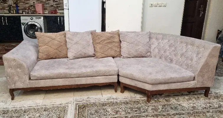 مبل راحتی ال نیم ست|مبلمان خانگی و میز عسلی|تهران, منیریه|دیوار