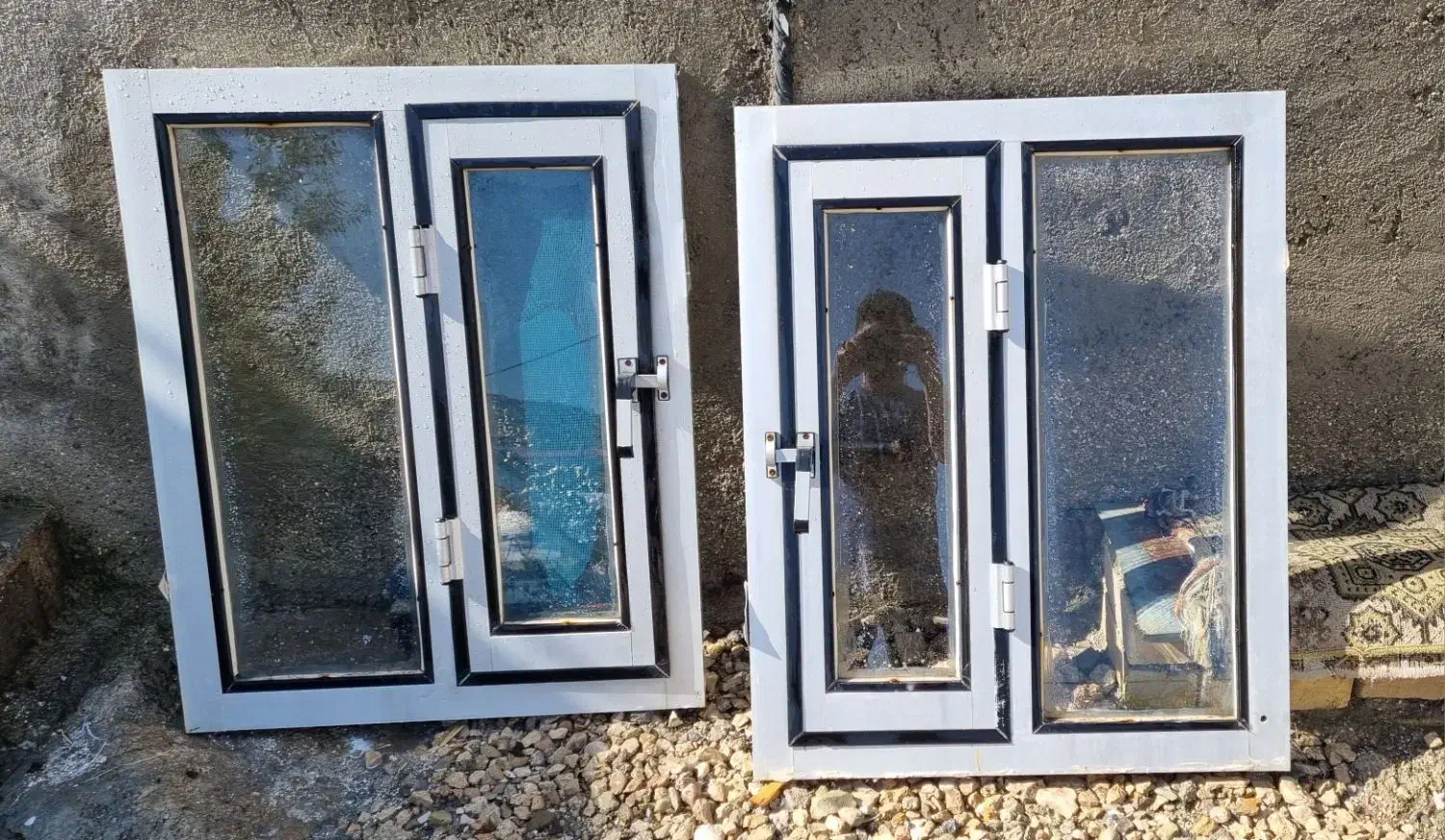 ۳عدد پنجره آلومینیوم در حدد نو و سالم|مصالح و تجهیزات ساختمان|دشت ذهاب, |دیوار