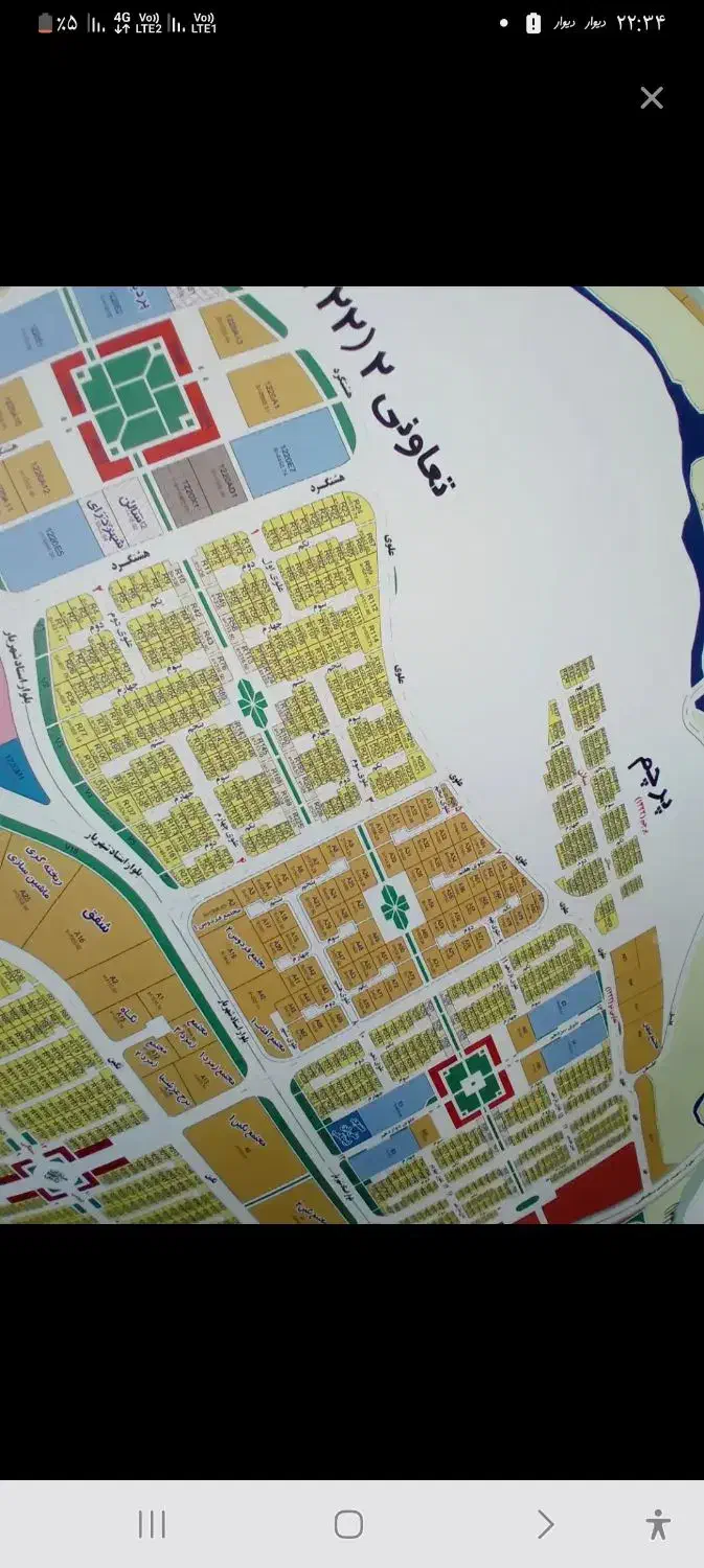 فروش زمین قطعه مسکونی فاز۲ سهندعلوی عرض قطعه ۱۲متر|فروش زمین و ملک کلنگی|سهند, |دیوار