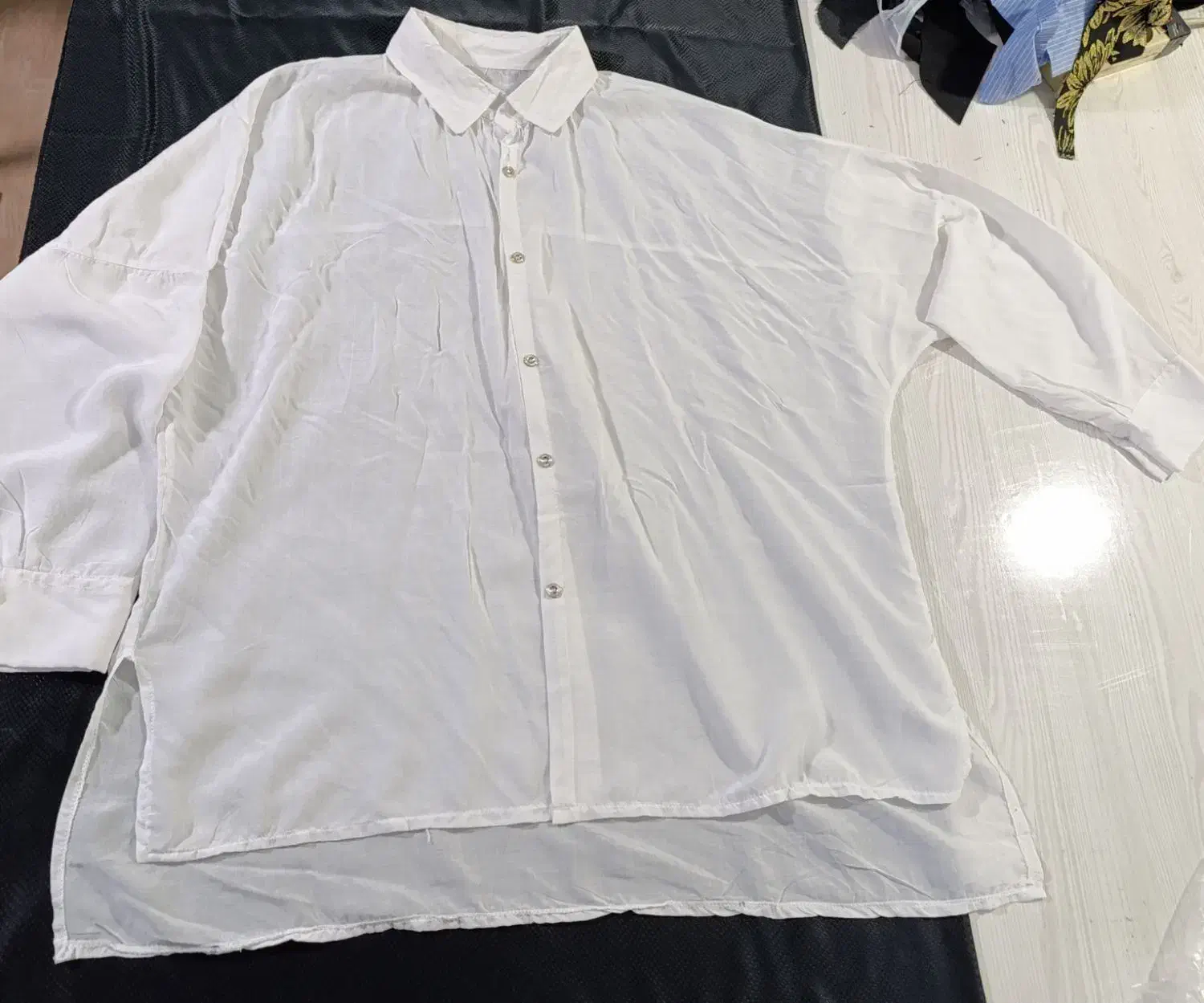 شومیز  سفید|لباس|کلاله, |دیوار