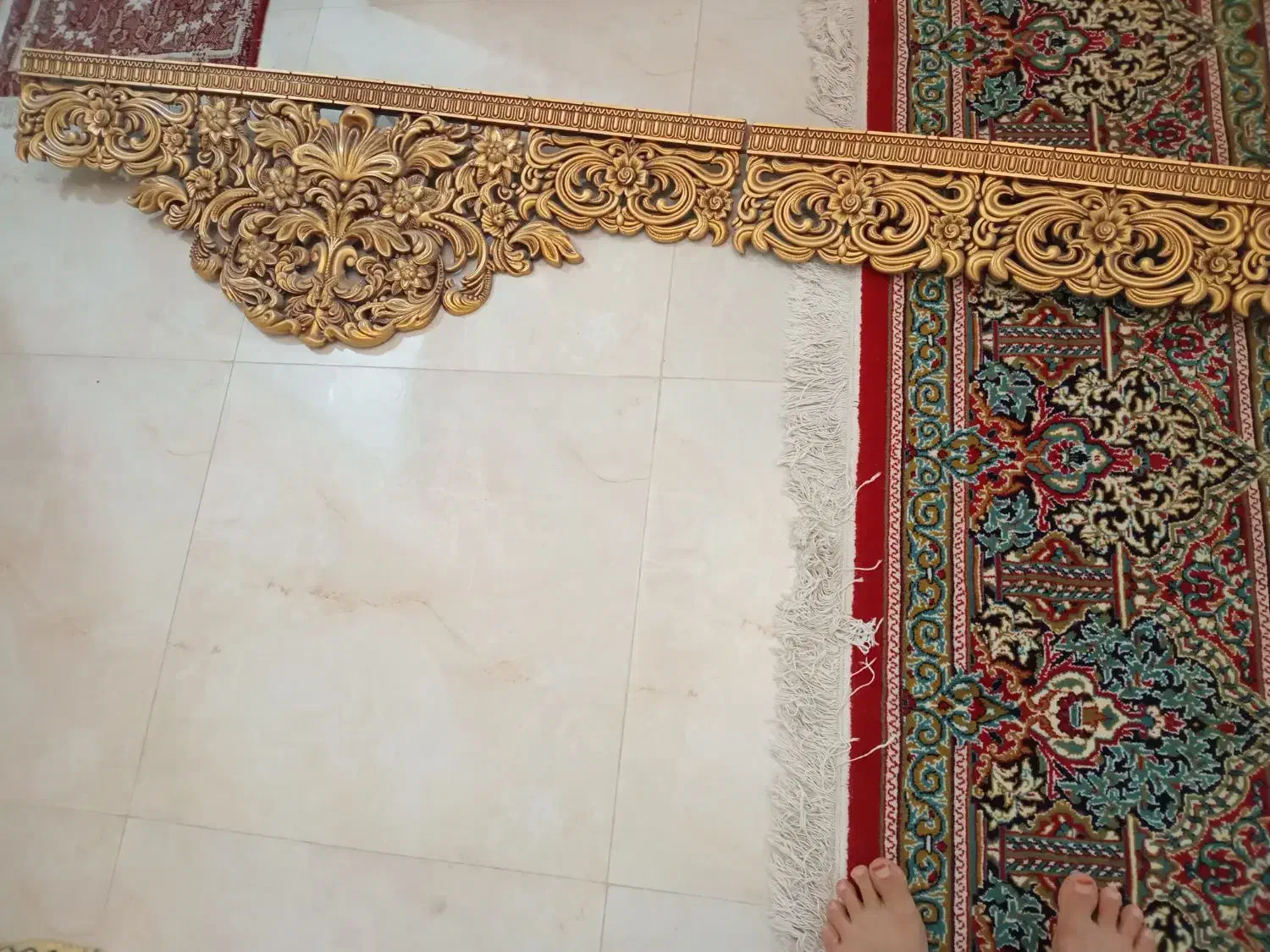 کتبیه|پرده، رانر، رومیزی|سمنان, |دیوار