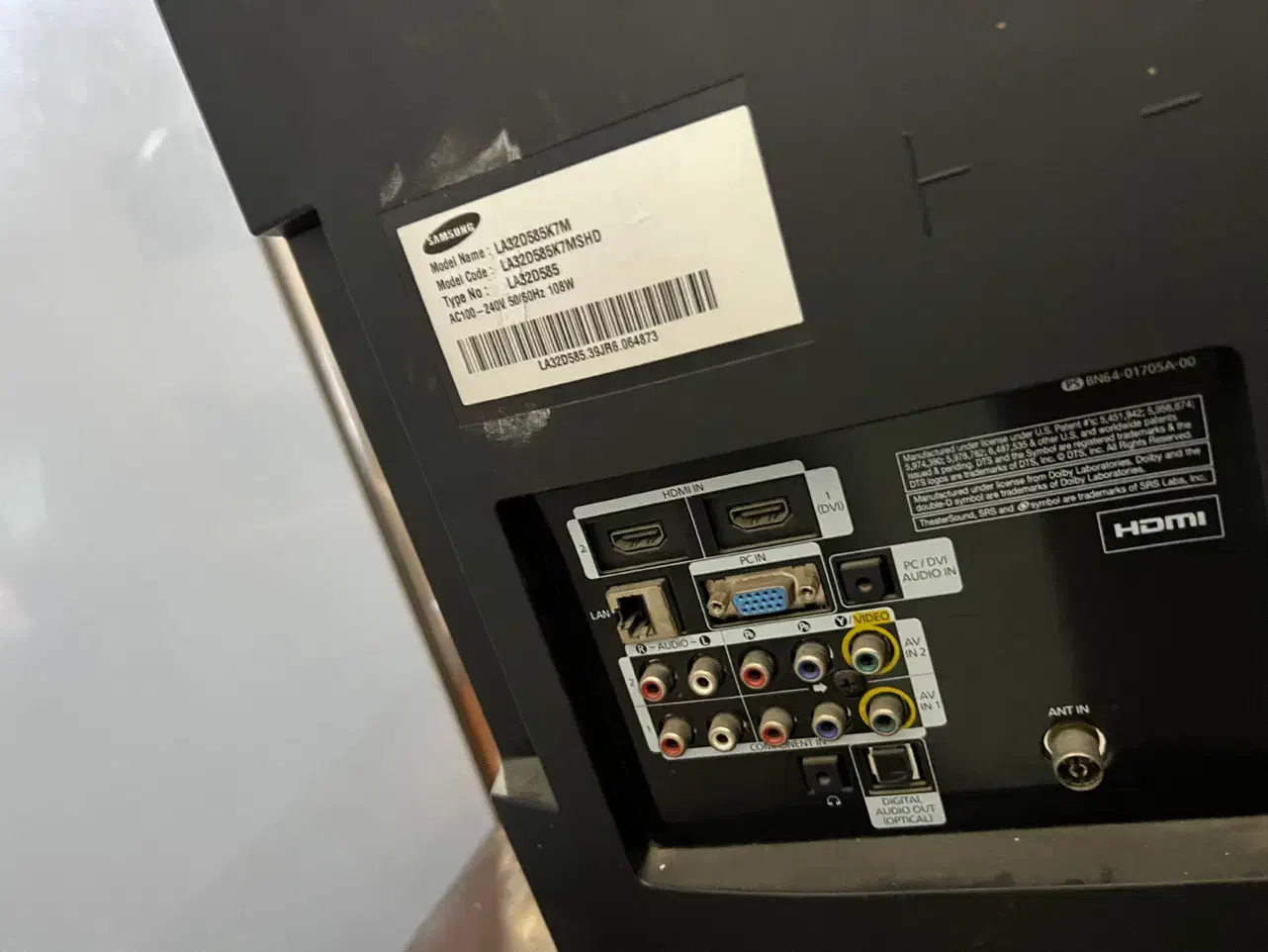 تلویزیون ۳۷ اینچ سامسونگ LCD|تلویزیون و پروژکتور|ری, صالح آباد جنوبی (باغ رضوان)|دیوار