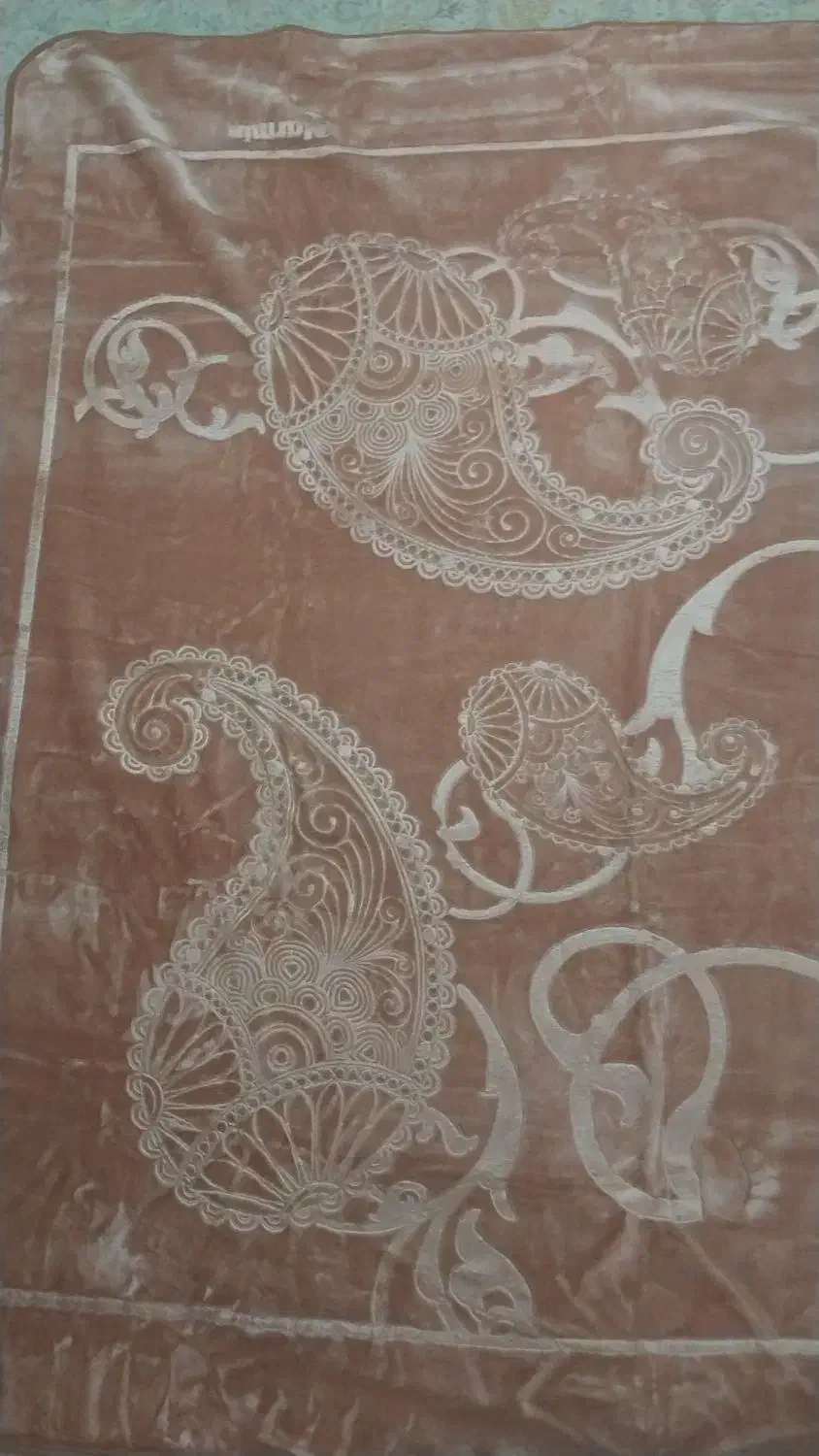 پتو گلبافت گل برجسته تک نفره رنگ گلبهی کاملا نو|رختخواب، بالش، پتو|اسلام‌شهر, شهرک مهدیه|دیوار