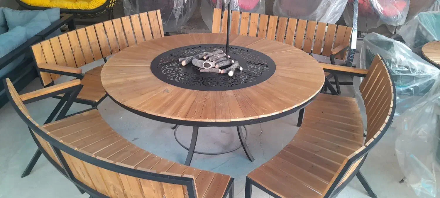 مبلمان باغی و مبلمان ویلایی طرح ذولیبن فائو لیر bj|مبلمان خانگی و میز عسلی|چهارباغ, |دیوار