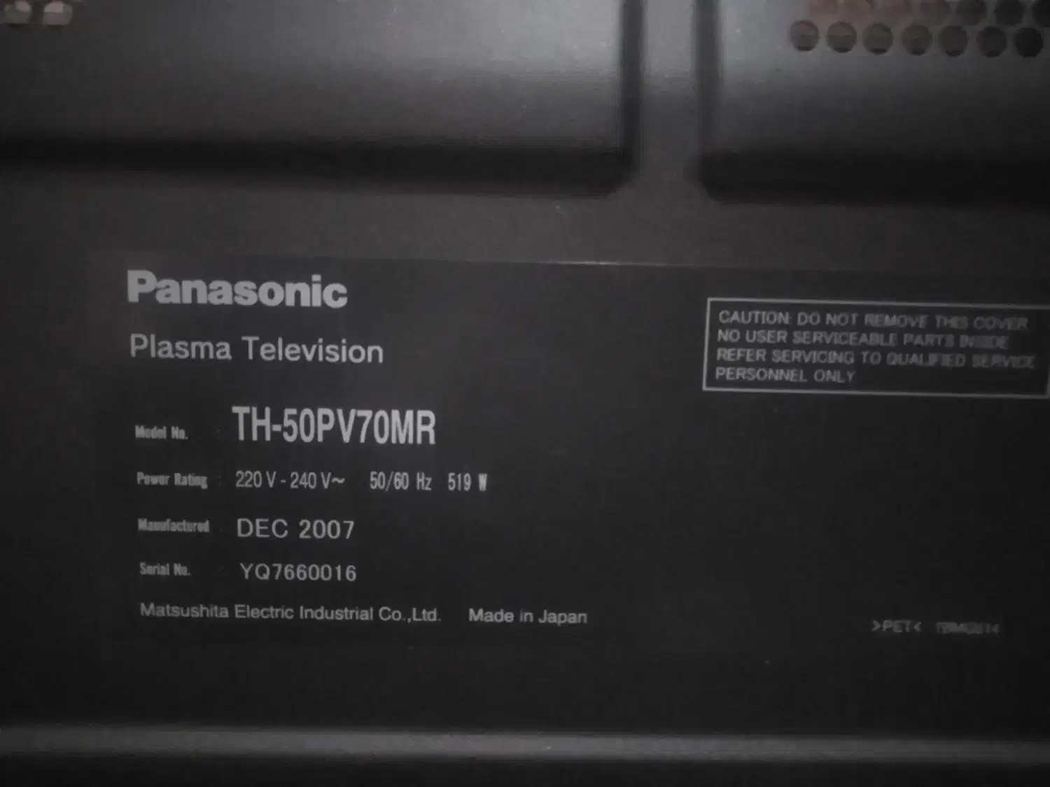 تلویزیون 50 اینچ پاناسونیک|تلویزیون و پروژکتور|تهران, شهرک هما|دیوار