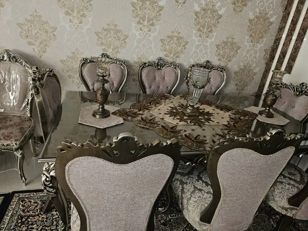 میز غذا خوری ۸ نفره|میز و صندلی غذاخوری|باقرشهر, |دیوار