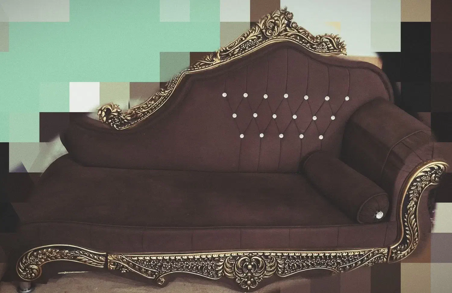 مبل قهوه‌ای سوخته|مبلمان خانگی و میز عسلی|شهرکرد, |دیوار