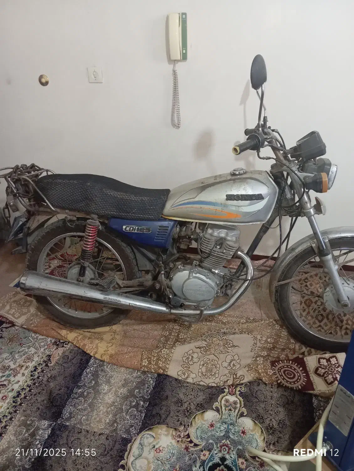 فروش موتور سیکلت125مدل92|موتورسیکلت|شاهینشهر, شهرک گلدیس|دیوار