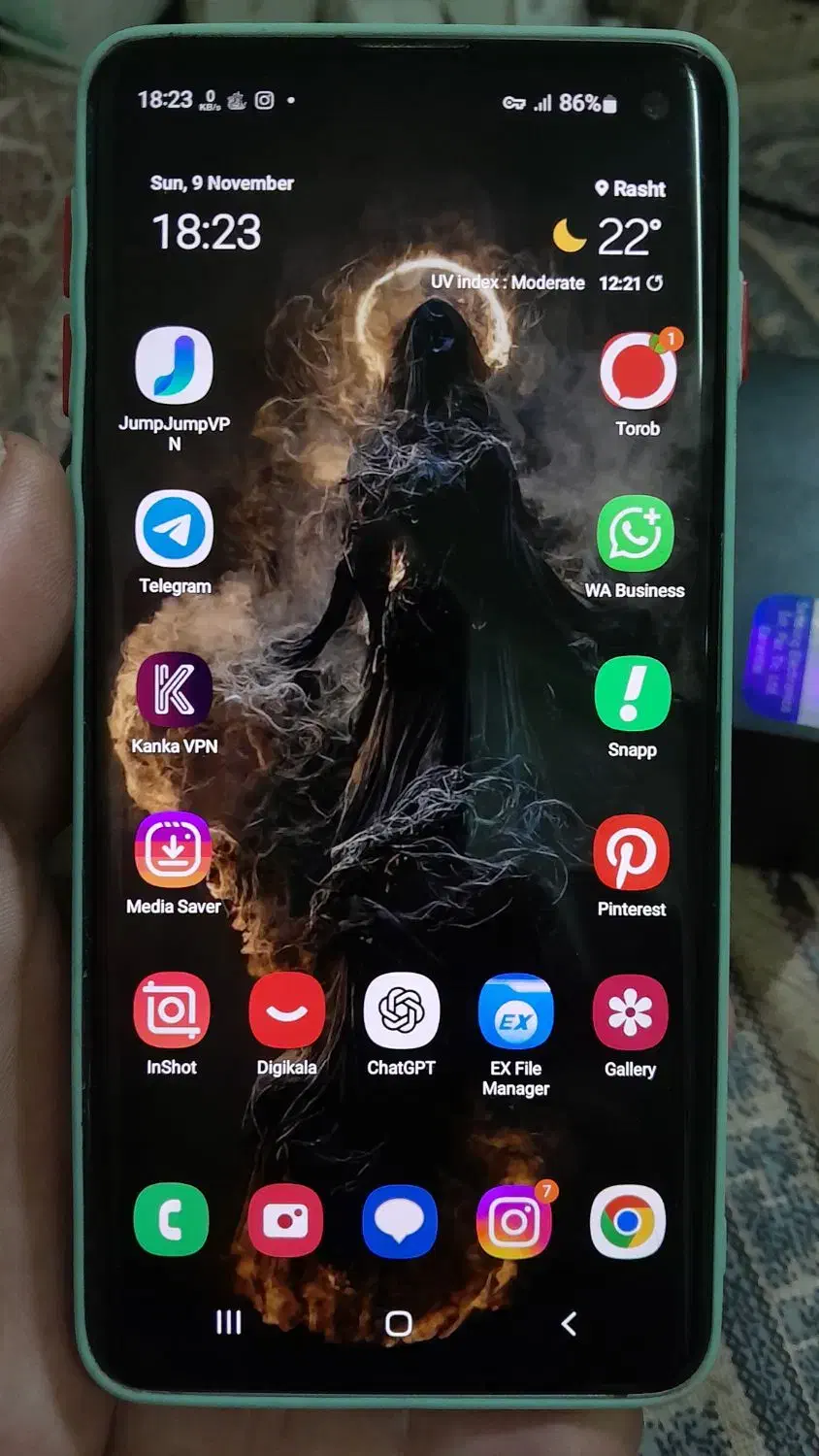 سامسونگ گلکسی S10 فنی بشرط|موبایل|رشت, سلیمانداراب|دیوار