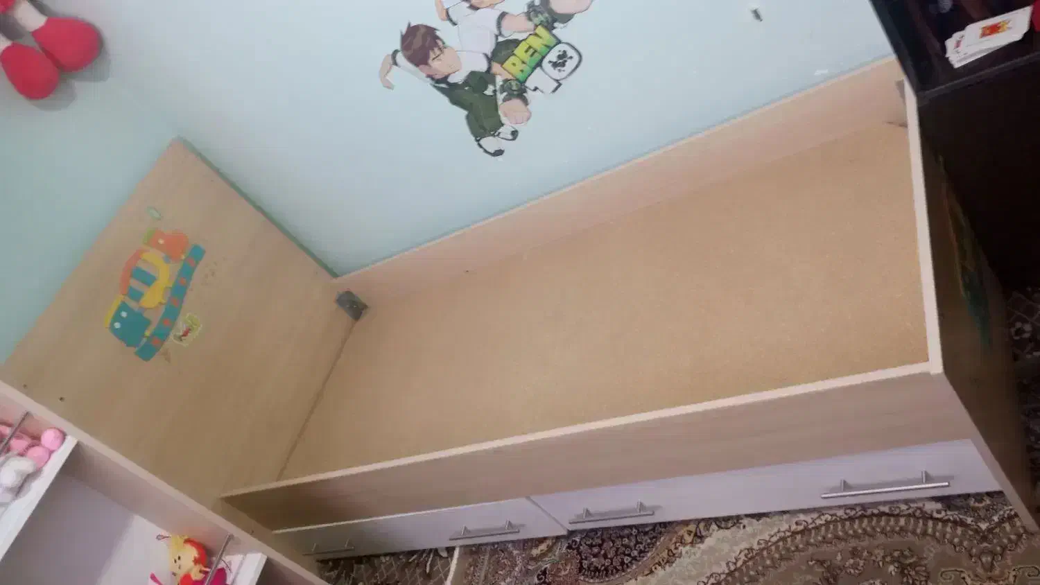 تخت نوجوان تک نفره|تخت و سرویس خواب|قدس, شهرقدس|دیوار