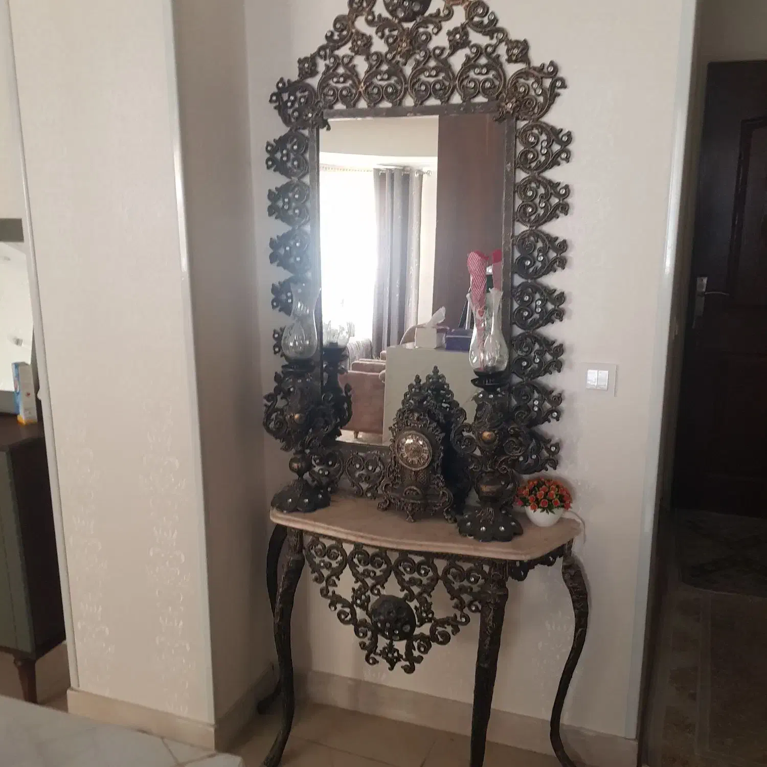 آیینه شمعدان|صنایع دستی و سایر لوازم تزئینی|پاکدشت, شهرک امام رضا|دیوار