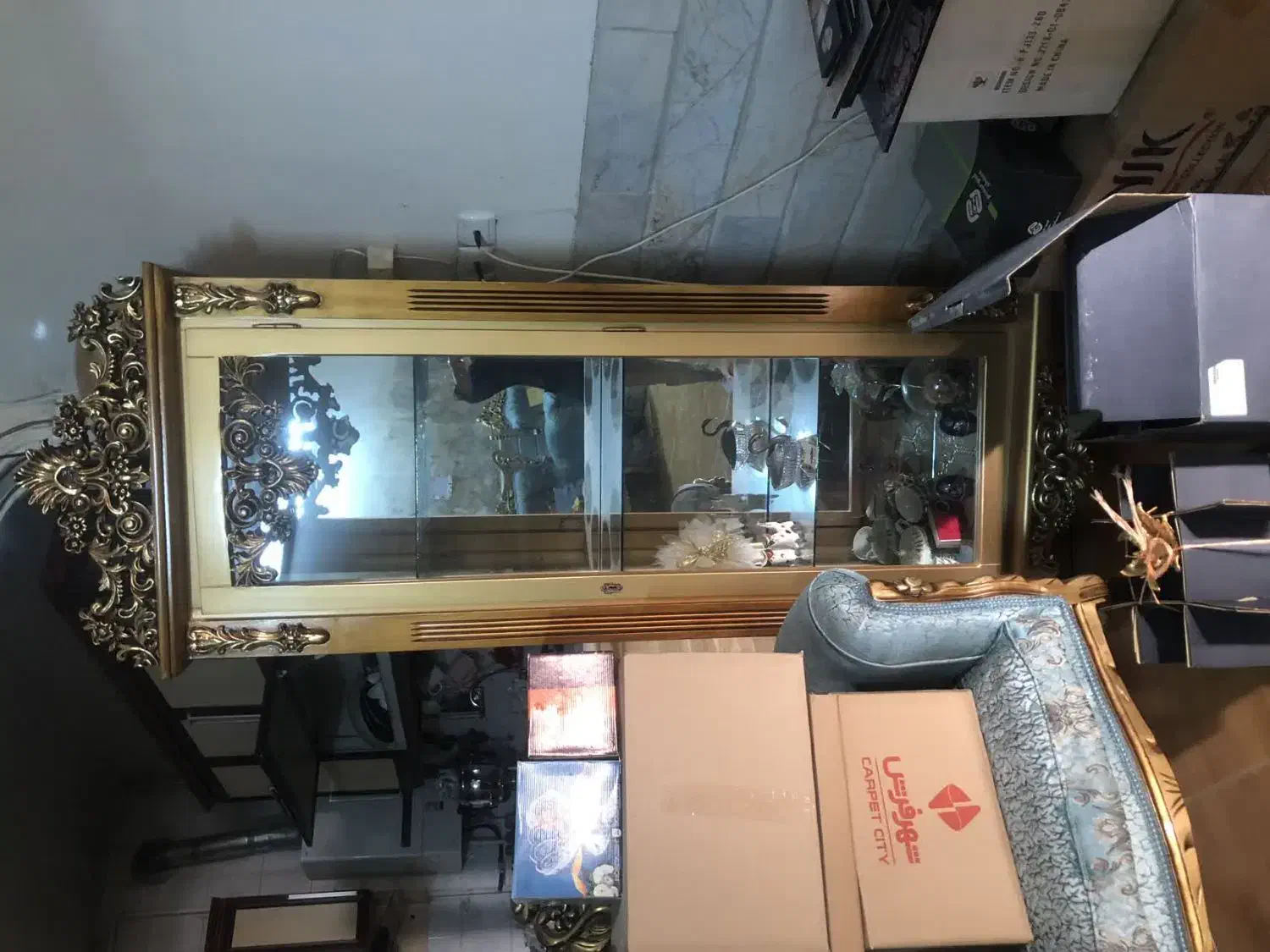 بوفه وساعت منبت|بوفه، ویترین، کنسول|چهاردانگه (تهران), |دیوار