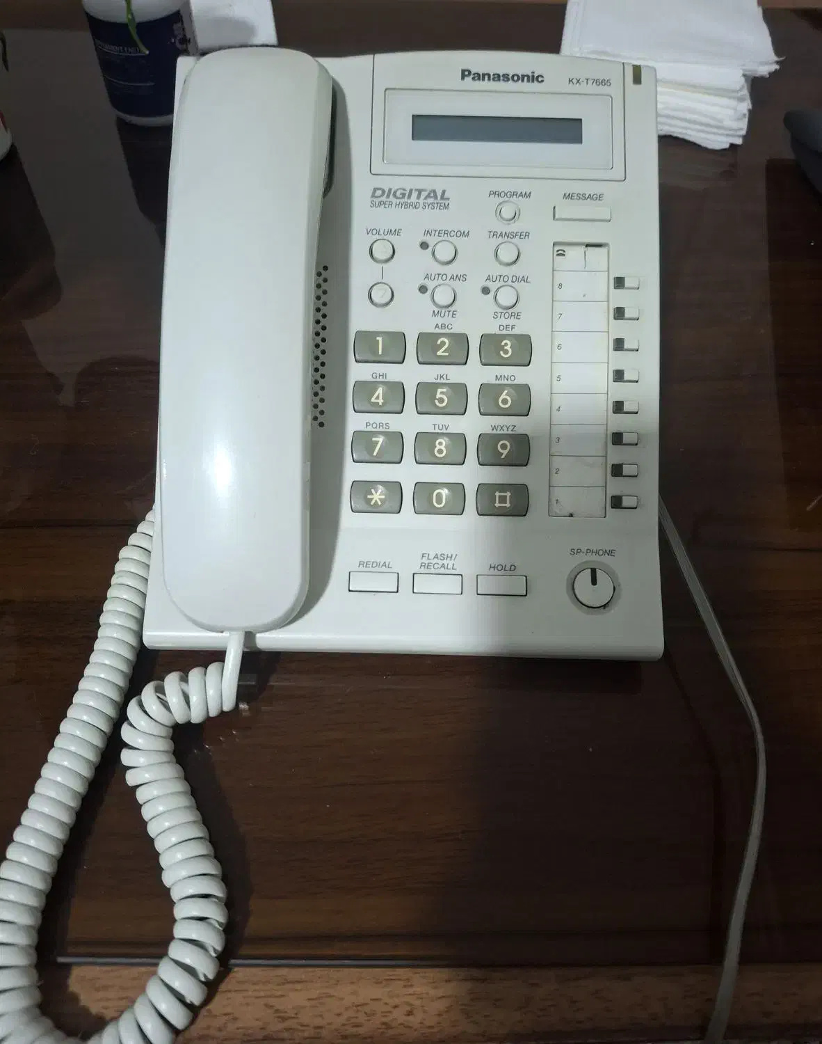 گوشی تلفن رومیزی پاناسونیک مدل kx-T7665|تلفن رومیزی|کرج, شهرک فهمیده|دیوار