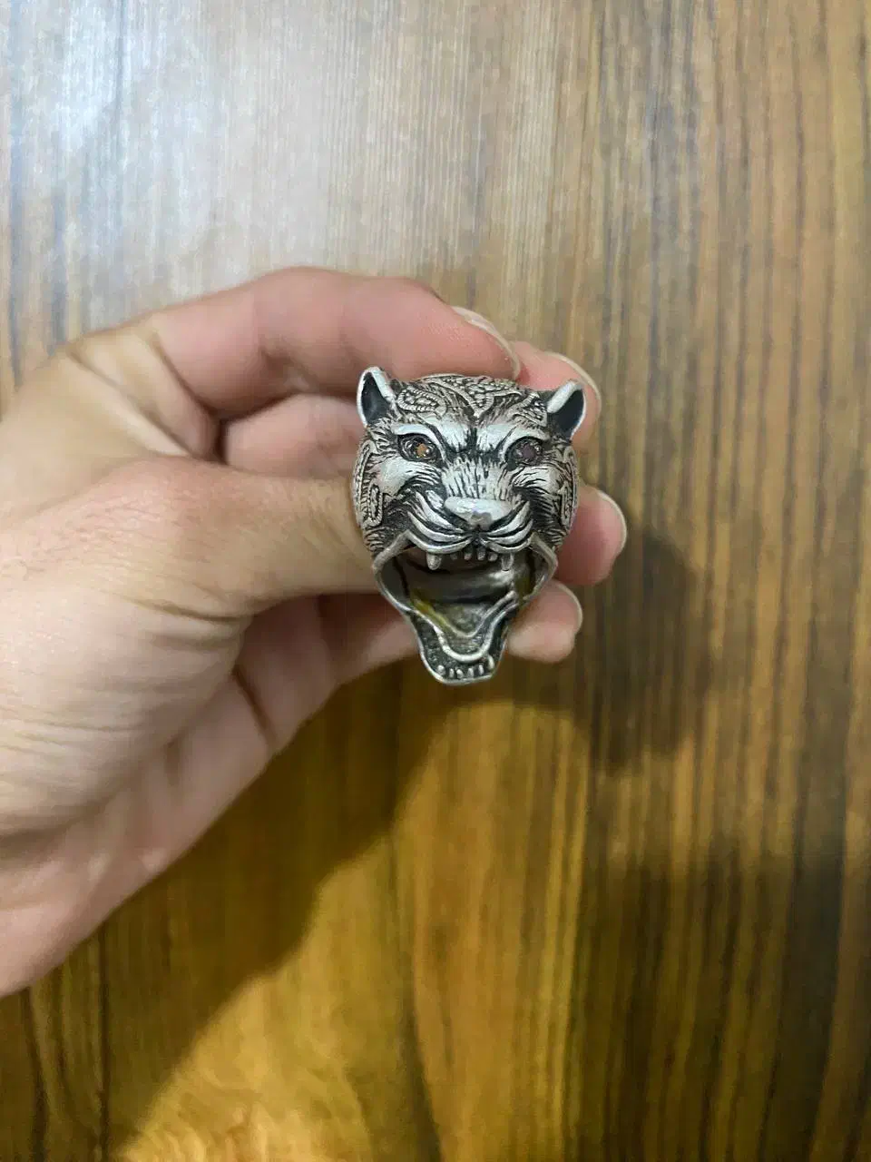 انگشتر نقره فوق زیبا ببر ایتالیایی|جواهرات|آمل, |دیوار