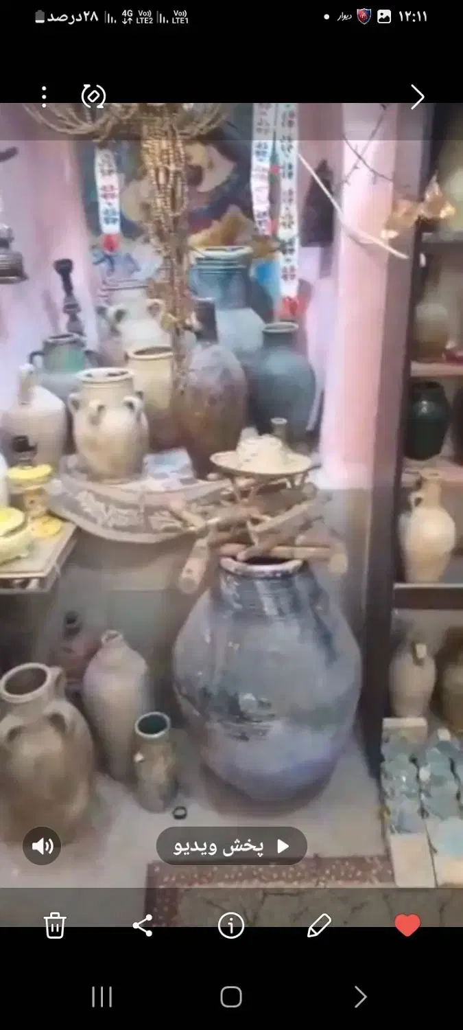 کلیه اجناس آنتیک و قدیمی به صورت کلی قیمت توافقی|کلکسیون اشیاء عتیقه|کاشان, فاز ۱ ناجی آباد|دیوار