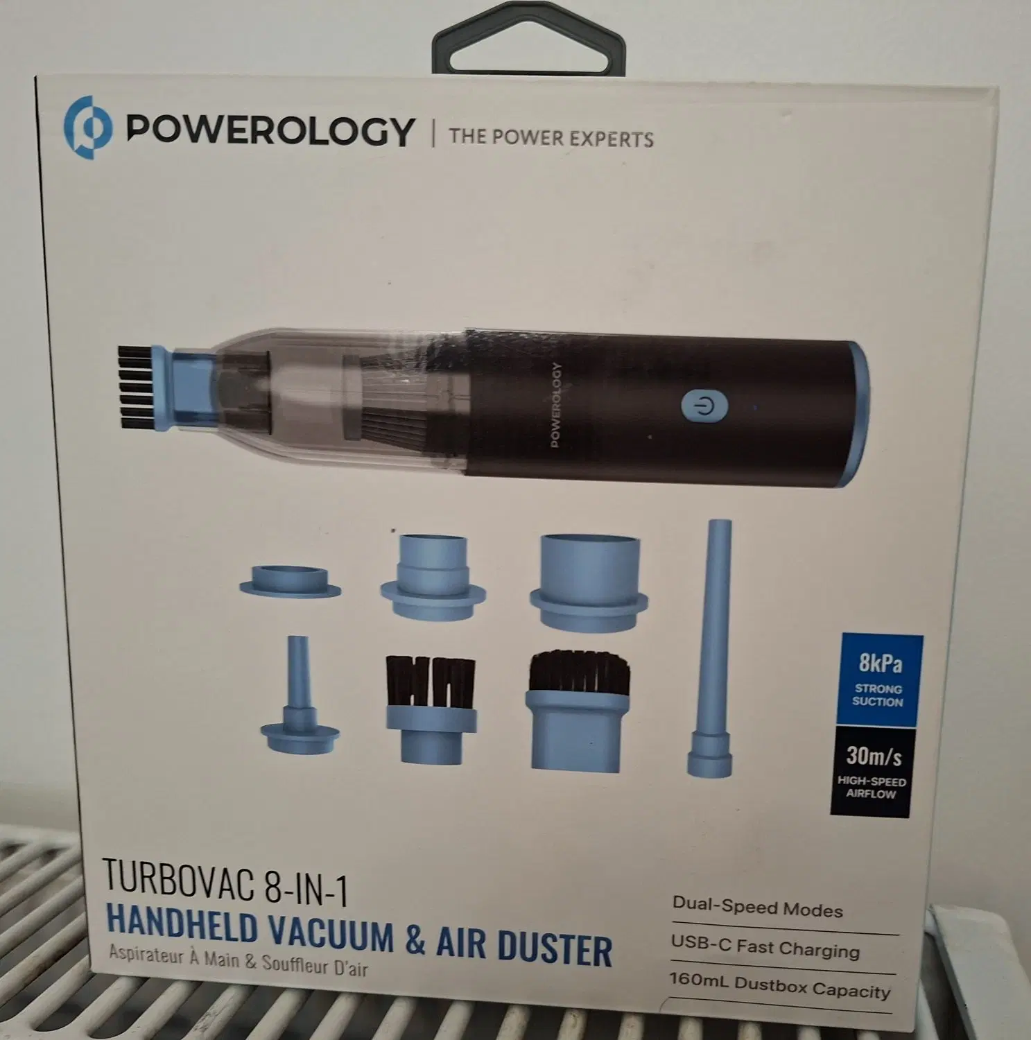 جارو شارژی چندکاره پاورولوژی مدل Turbovac 8-in-1|جاروبرقی، جارو شارژی، بخارشو|تهران, امجدیه (خاقانی)|دیوار