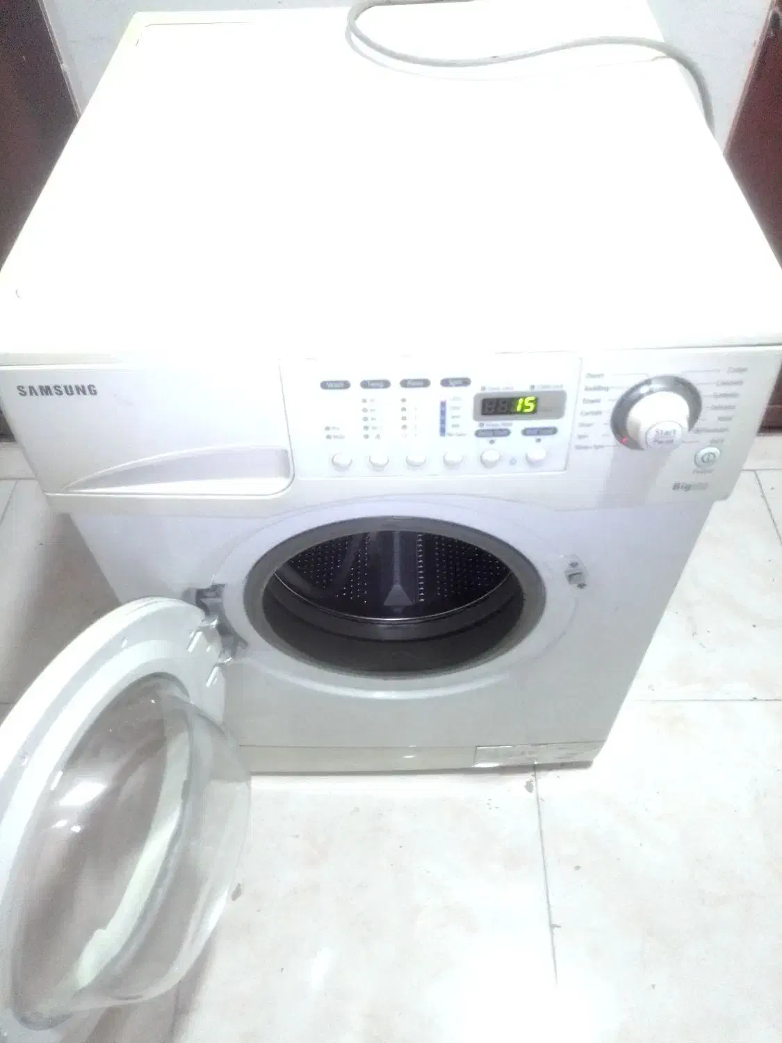لباسشویی سامسونگ ۸کیلویی سالم سالم بشرط تست|ماشین لباسشویی و خشک‌کن لباس|شیراز, پودنک|دیوار