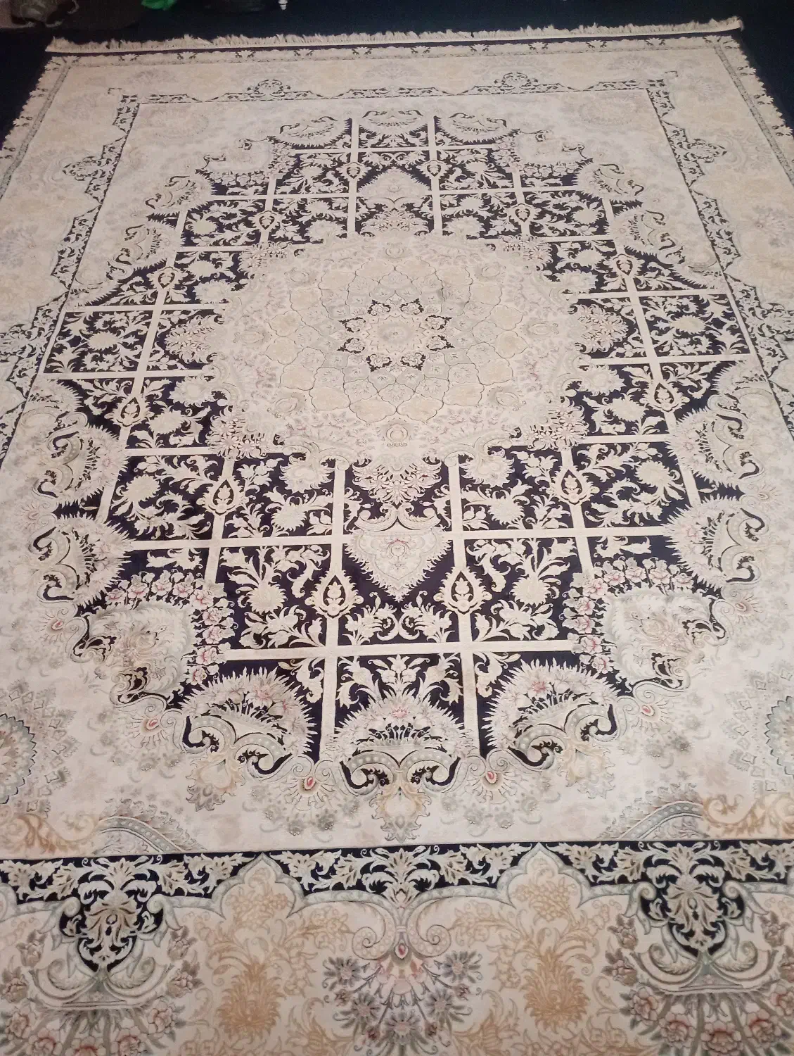 فرش12متری 1200شانه|فرش|بیرجند, |دیوار