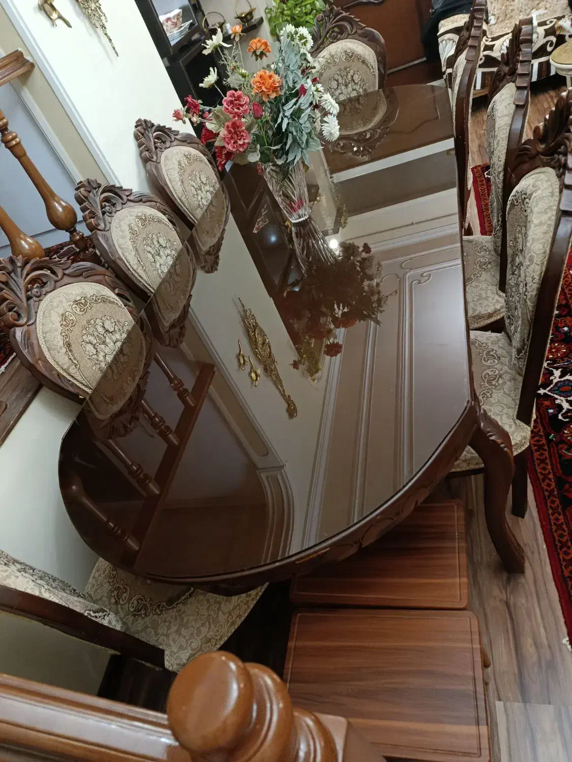 میز ناهارخوری|میز و صندلی غذاخوری|مراغه, |دیوار