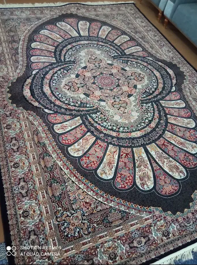 فرش نگین بوم کاشان دستباف ۹ متری|فرش|شیراز, شهرک والفجر|دیوار