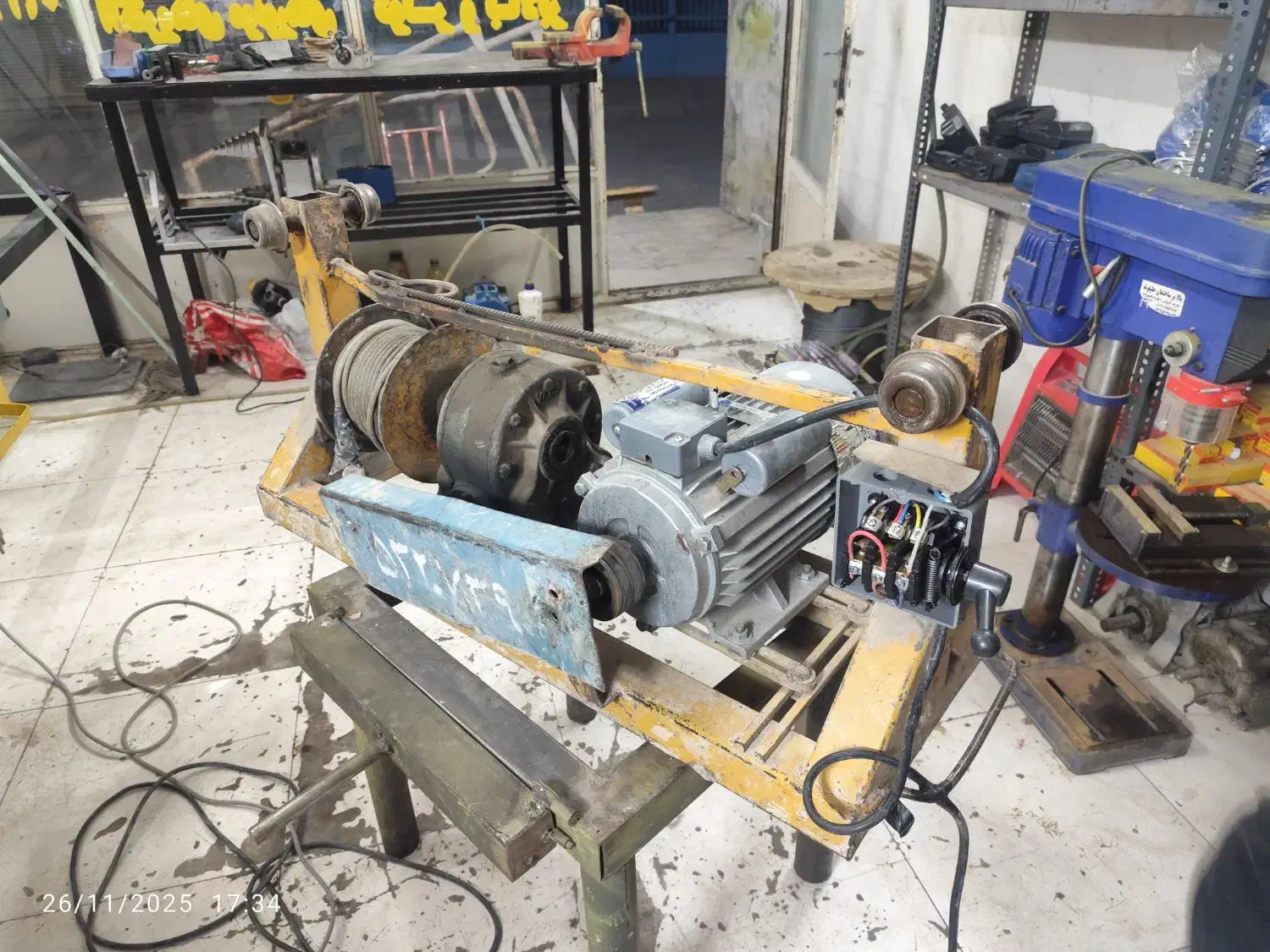 اجاره بالابر ساختمانی مخصوص چاه و...|خدمات پیشه و مهارت|کرج, کیانمهر|دیوار