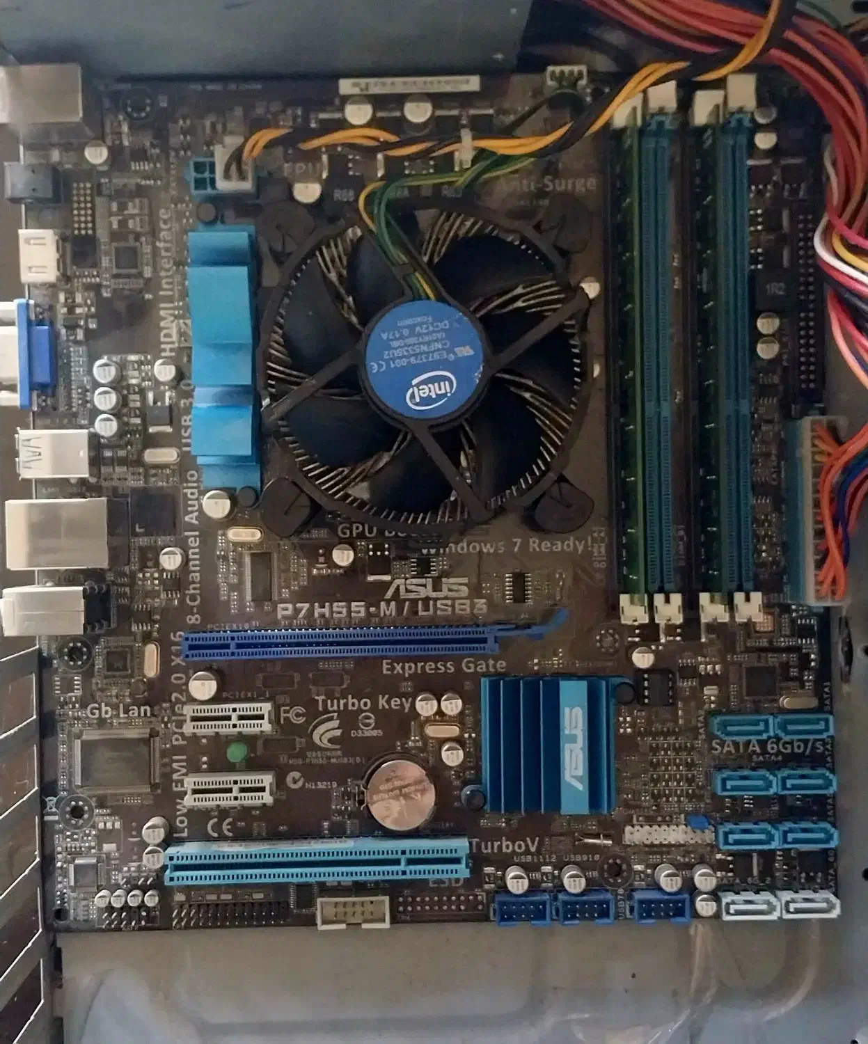 کامپیوتر  کامل اقتصادی با مانیتور ۱۹ اینچ|رایانه رومیزی|ساری, |دیوار