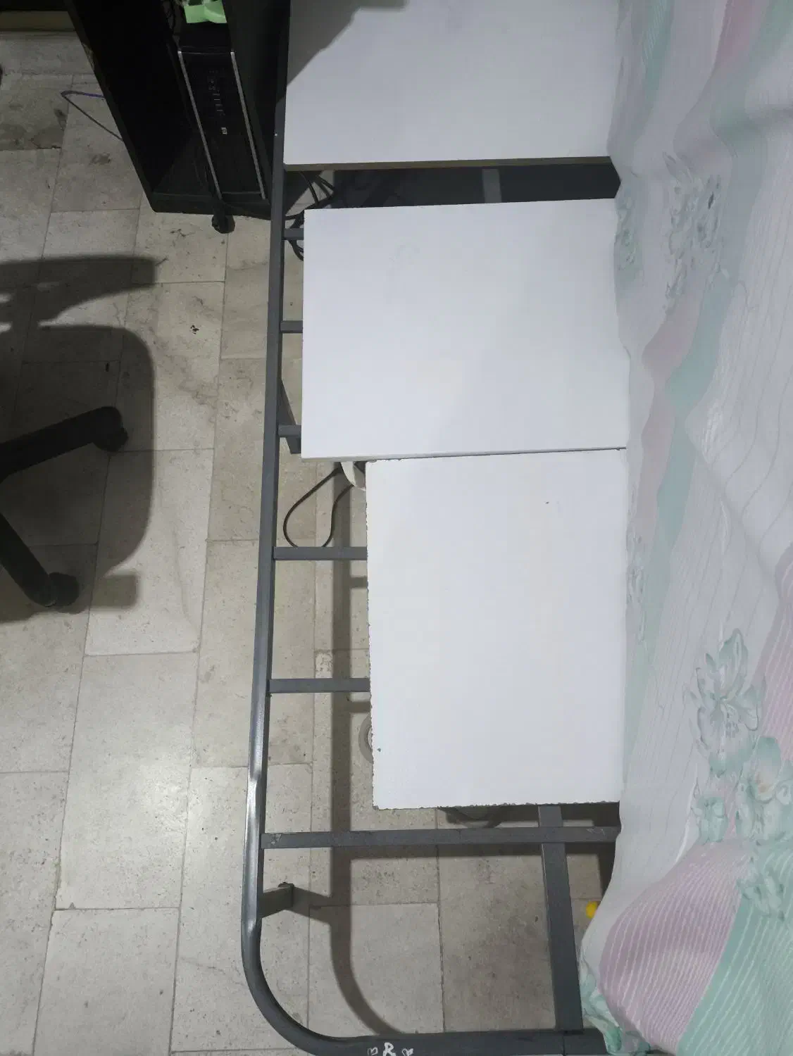 پایه تخت فلزی با تشک|تخت و سرویس خواب|تهران, حکمت|دیوار