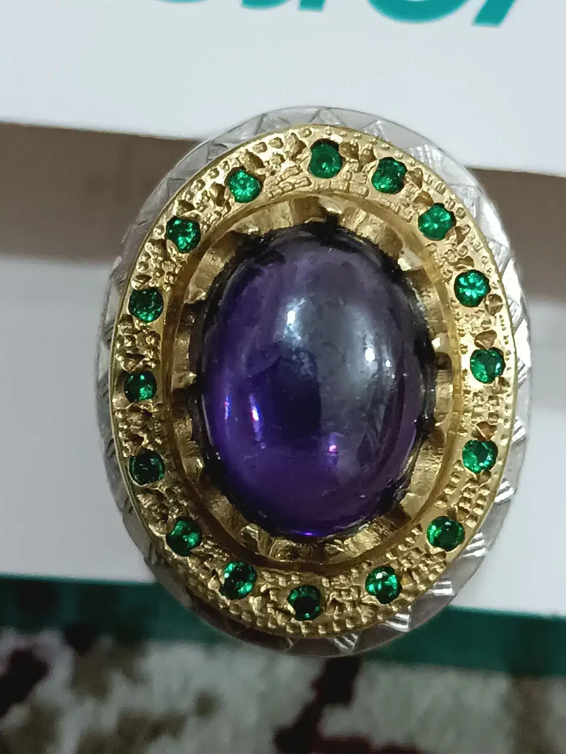 انگشتر  خاص کلکسیونی  بانقره  اعلا ونگین یاقوت|زیورآلات و اکسسوری|میاندوآب, |دیوار