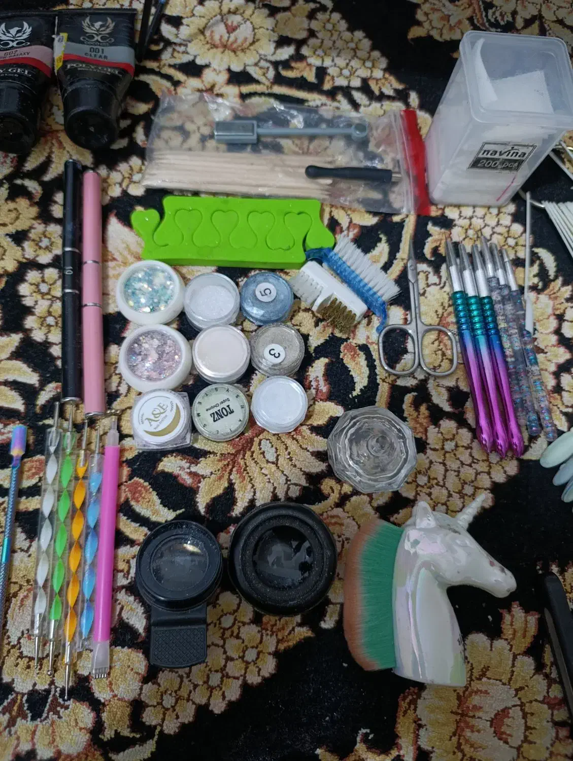 وسایل کاشت ناخن|آرایشی، بهداشتی، درمانی|خرم‌آباد, |دیوار