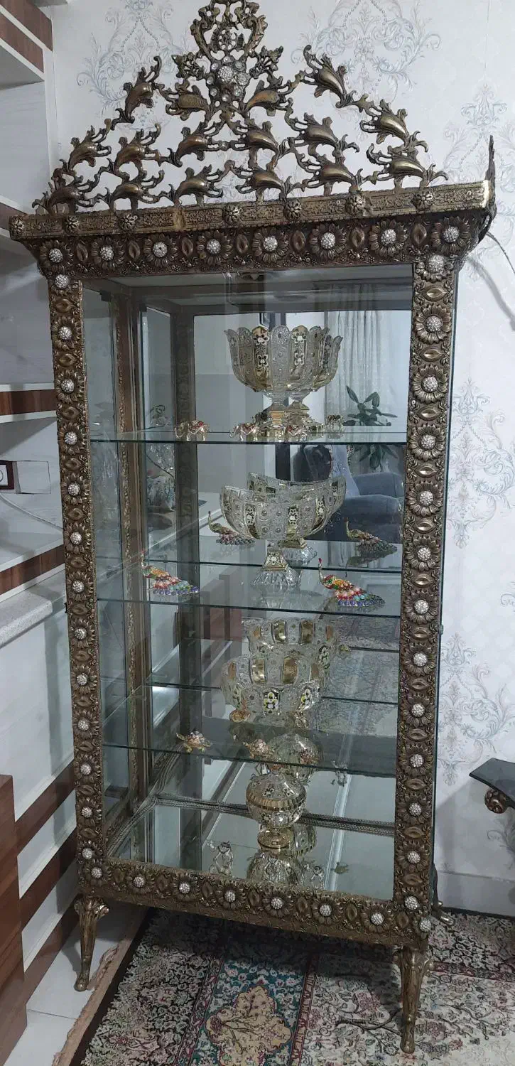 ست بوفه و آیینه کنسول برنز|بوفه، ویترین، کنسول|ارومیه, |دیوار