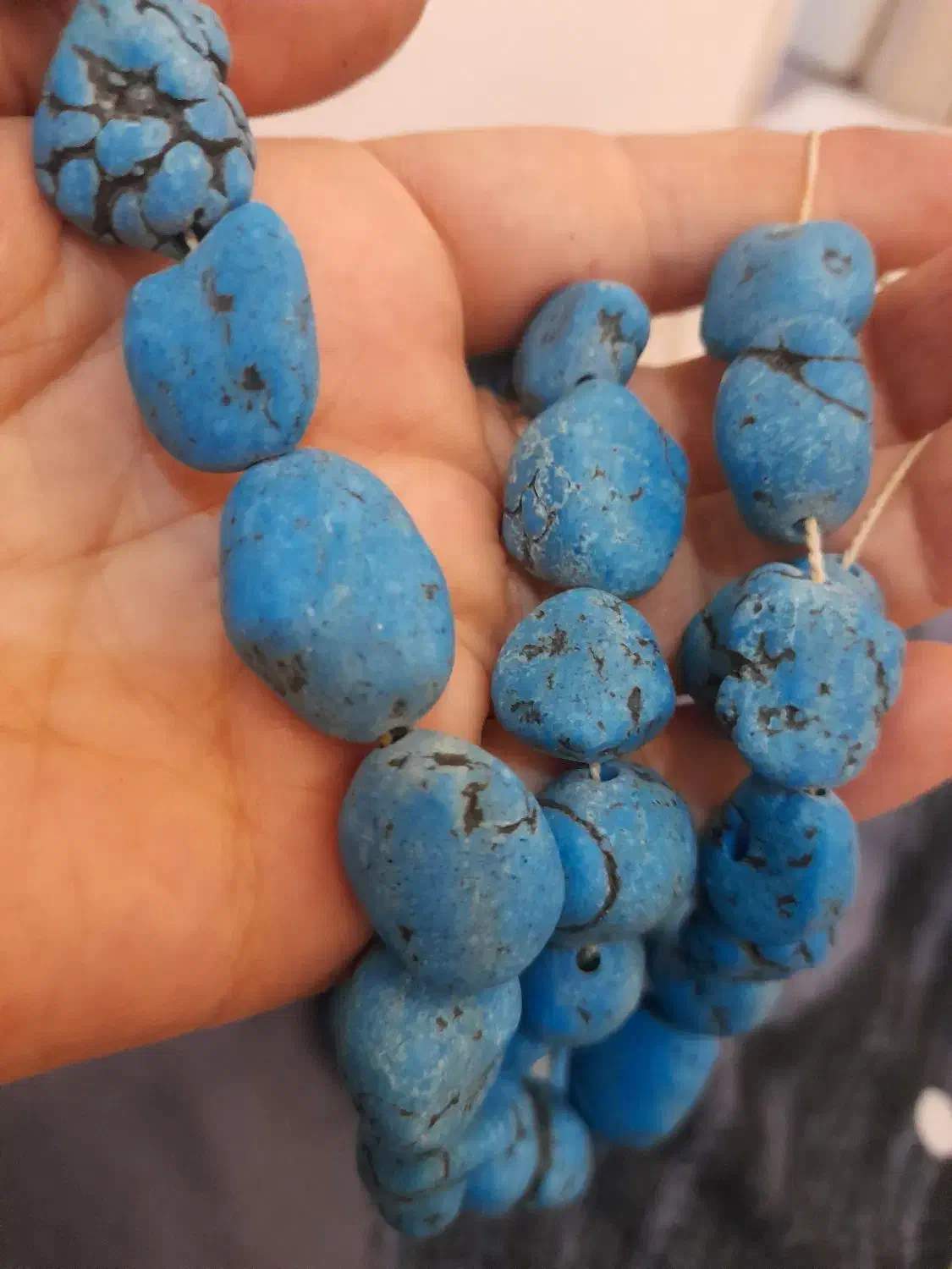 تسبیح فیروزه معدنی و هندی|جواهرات|مشهد, عامل|دیوار