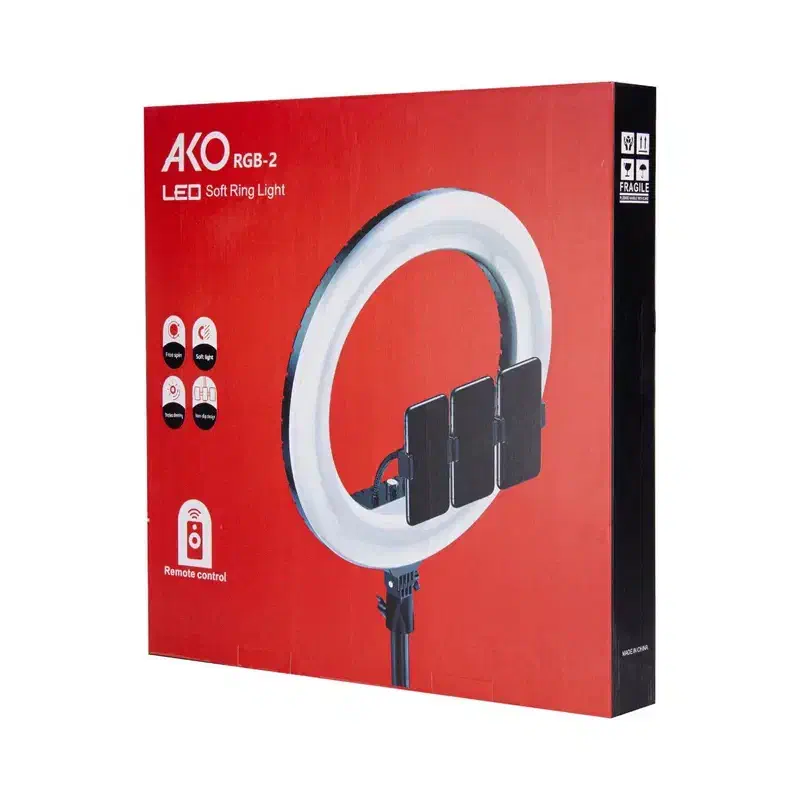 رینگ لایت آکو ako RGB2|دوربین عکاسی و فیلم‌برداری|مشهد, حجاب (شهرک غرب)|دیوار