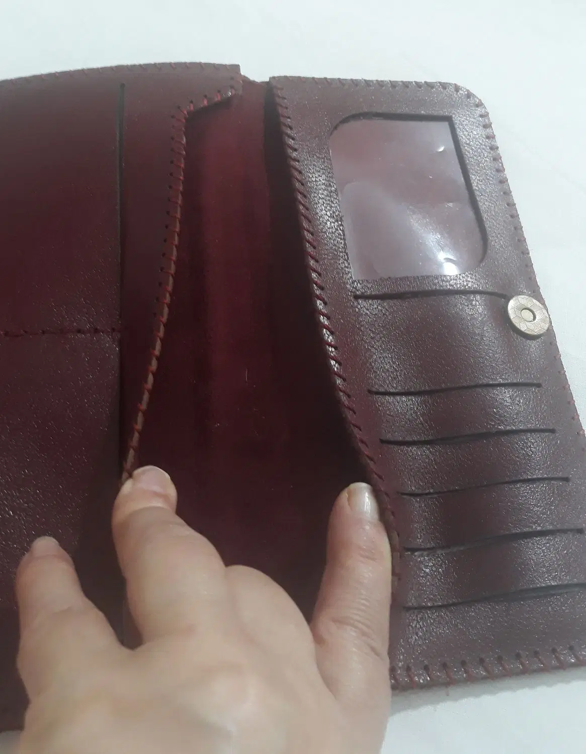 کیف پول دست دوز|کیف، کفش، کمربند|کرج, چهارصد دستگاه|دیوار