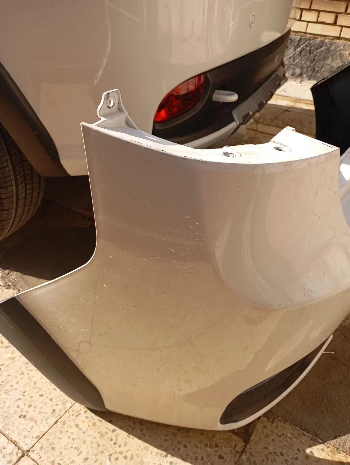 سپر عقب کوییک سفید|قطعات یدکی و لوازم جانبی|سوسنگرد, |دیوار