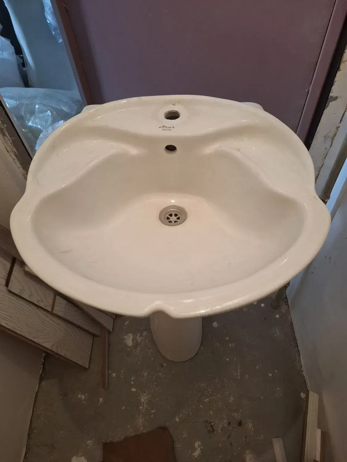 کاسه روشویی پایه دار|لوازم سرویس بهداشتی|سهند, |دیوار