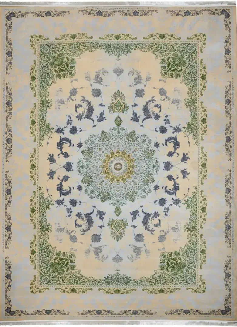 فرش قصر ایرانی ماهرخ کد ۱۲۳۰ نقد اقساط متنوع|فرش|اصفهان, گرکان|دیوار