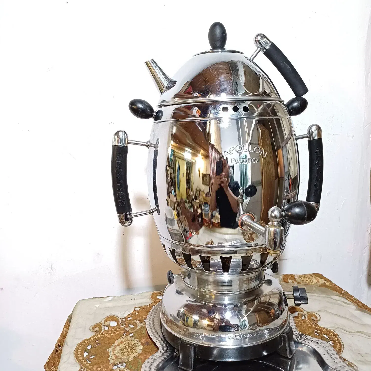 سماور گازی اپولون ۶ لیتری نو استفاده نشده|سماور، چایساز، قهوهساز|تهران, هاشمی|دیوار