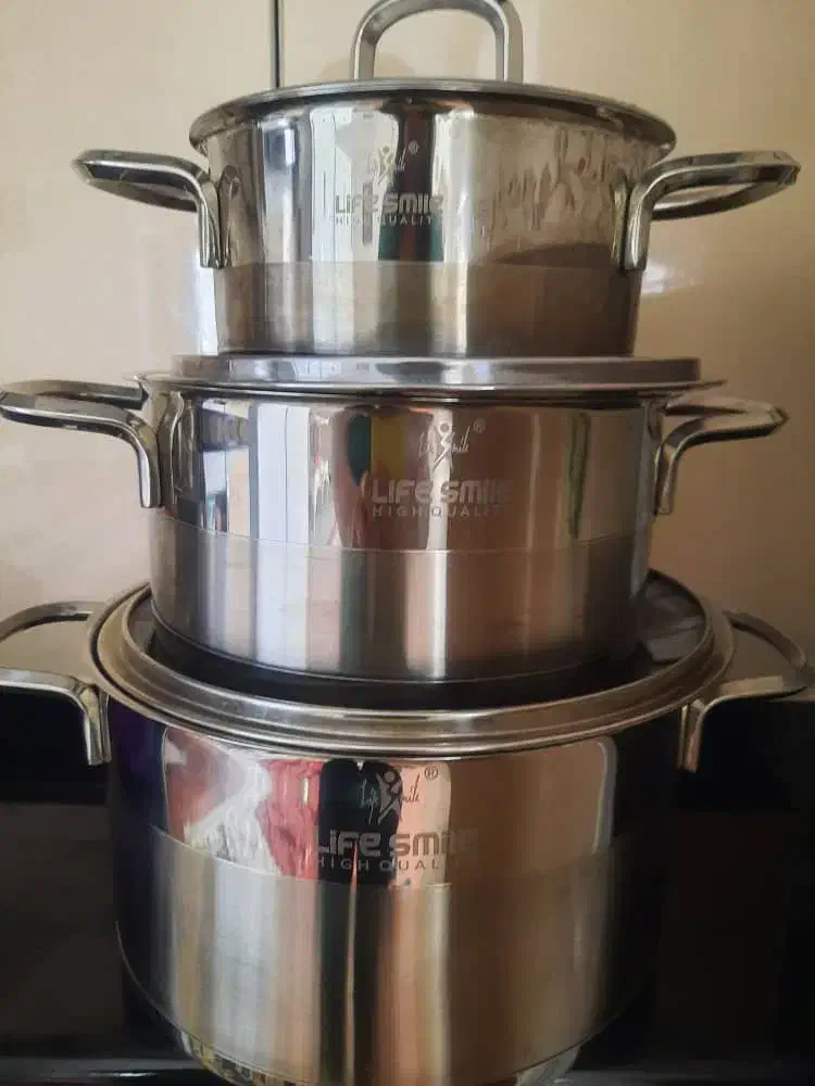 قابلمه استیل اصل|ظروف پختوپز|مهاباد (آذربایجان غربی), |دیوار