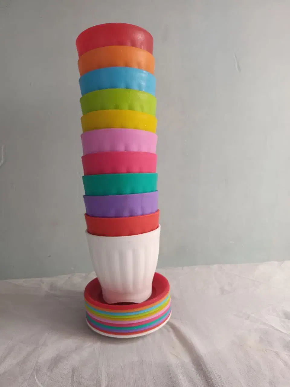 گلدان و گل در رنگ های متفاوت و زیبا|گل و گیاه طبیعی|آبیک, |دیوار