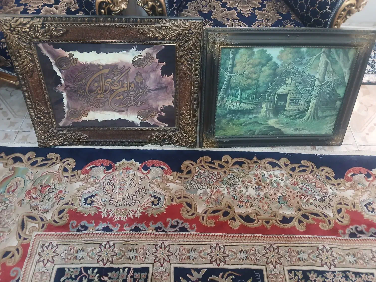 دکوری|آینه|قم, قلعه کامکار|دیوار