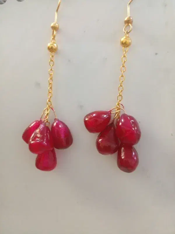 گوشواره یلدایی وگردنبند|بدلیجات|دورود, |دیوار