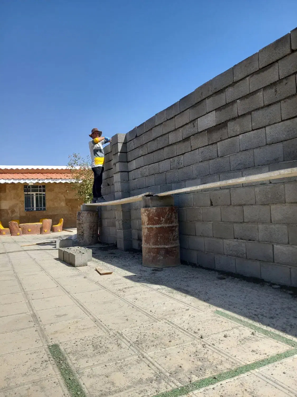 بنایی دیوار چینی سیمانکاری و نقاشی صوفیان تبریز|خدمات پیشه و مهارت|تبریز, |دیوار