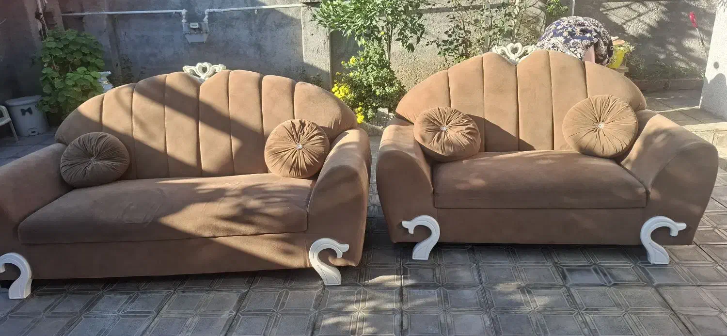 مبلمان هفت نفره - شیک و تمیز - قیمت مناسب|مبلمان خانگی و میز عسلی|مزرعه کتول, |دیوار